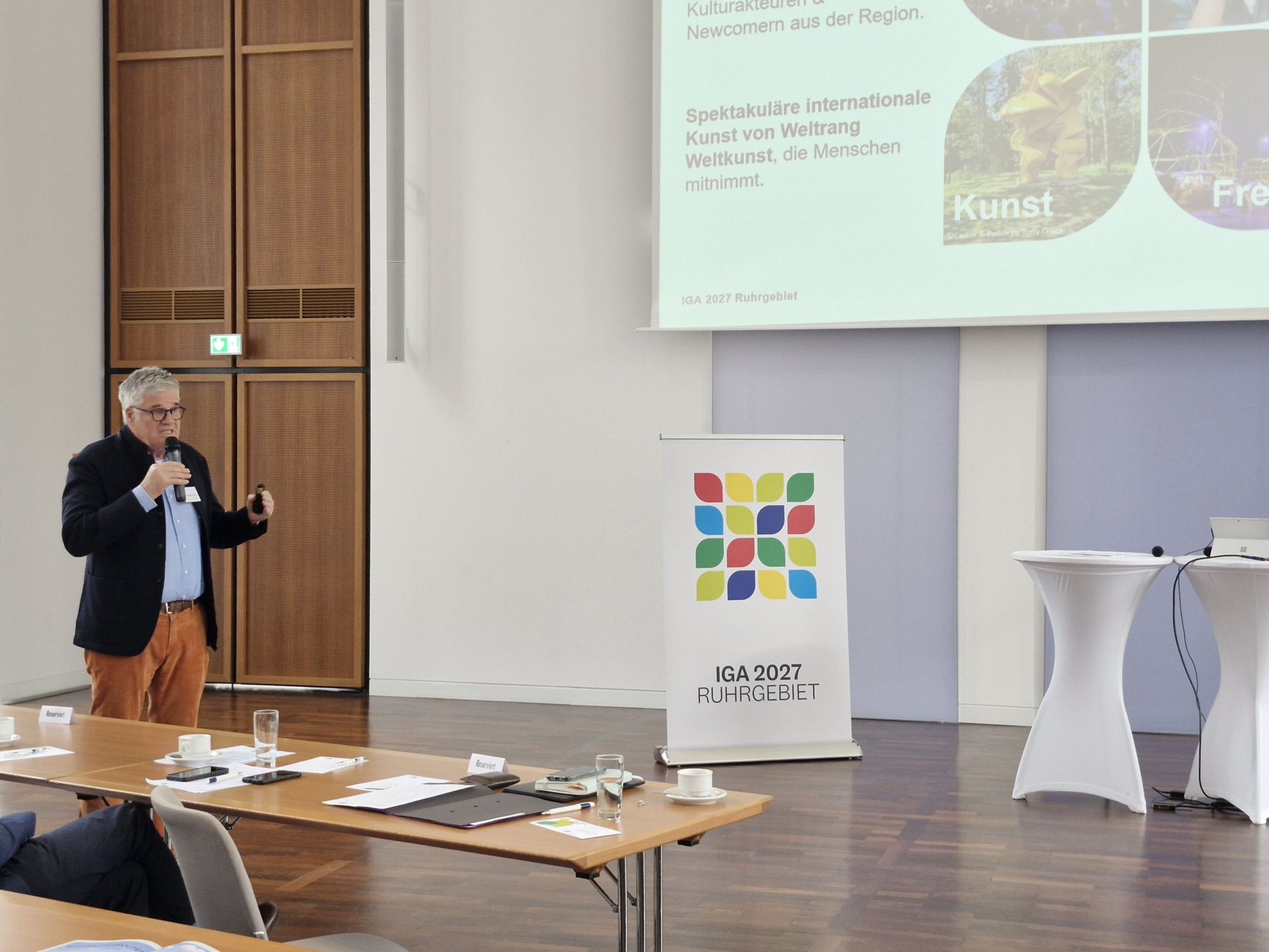 Wie ist der Stand der Planungen? Einblicke von Hanspeter Faas (Geschäftsführer IGA 2027) © von Bischopink / ILS