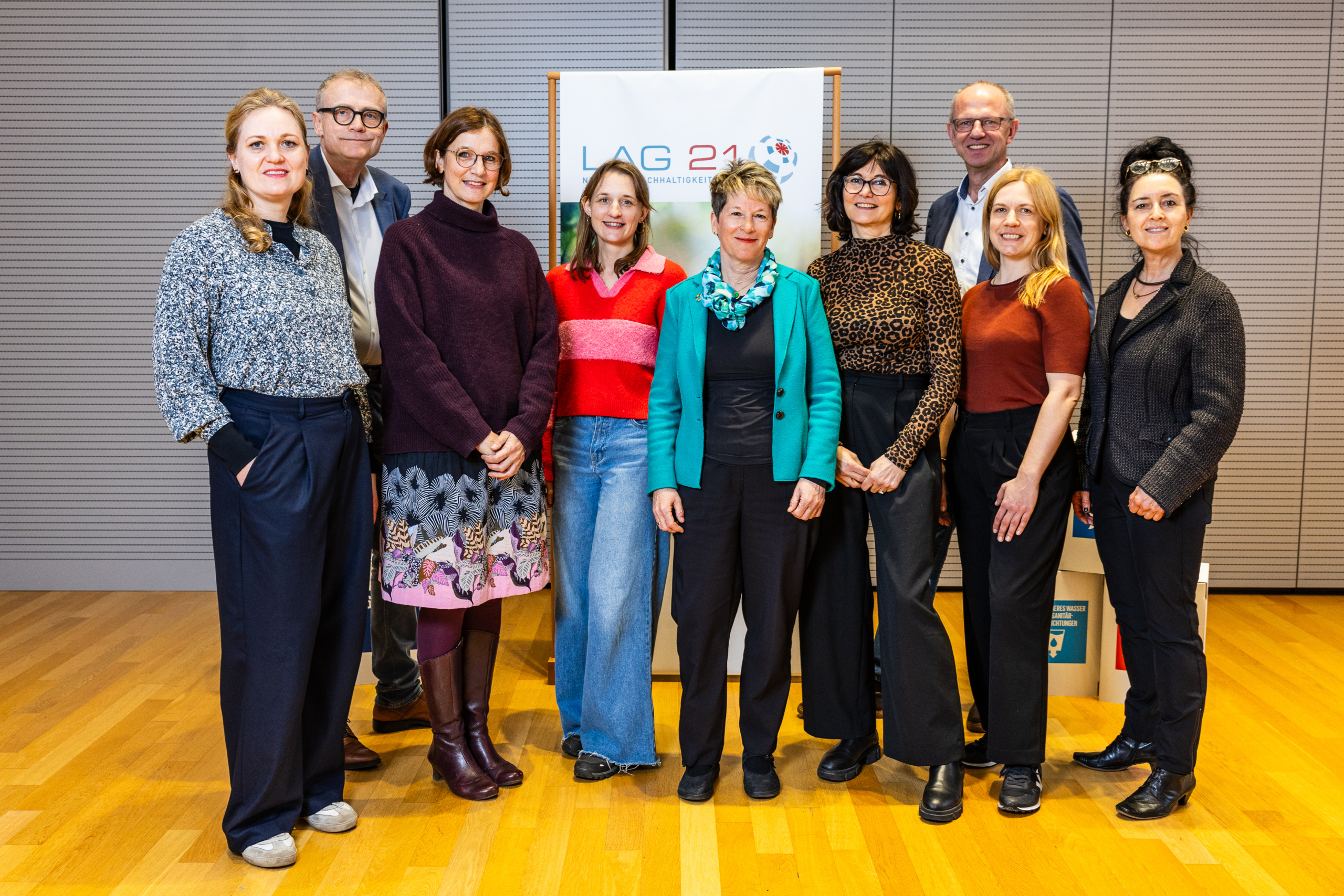 Gruppenfoto des Sprecher*innenrats der LAG 21 NRW